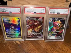 3 Pokemon PSA 8 Slabs - Image 1