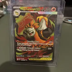 Pokemon TCG Mega Evolution Mega Camerupt EX 156/132 Ultra Rare - Image 1