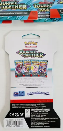 (LOT of 8) Pokemon Journey Together Sleeved Booster Packs - 2 Full Sets - SEALED - Image 2