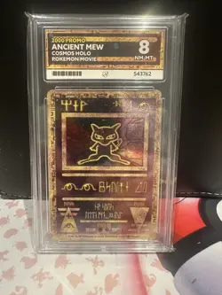 Pokemon TCG Ancient Mew Cosmos Holo 2000 Promo Pokemon Movie Graded Nm ACE 8 - Image 1
