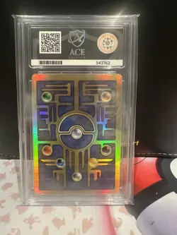 Pokemon TCG Ancient Mew Cosmos Holo 2000 Promo Pokemon Movie Graded Nm ACE 8 - Image 2