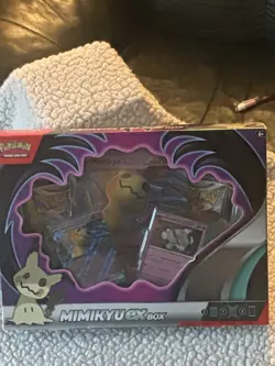 POKEMON TCG MIMIKYU EX BOX NEW FACTORY SEALED 4 BOOSTER PACKS 2023 ACTUAL PICS - Image 2