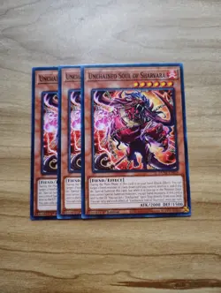 Yu-Gi-Oh - Unchained Soul Of Sharvara 3X - Full Playset - Image 1
