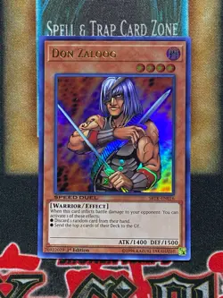 Yugioh Don Zaloog SBTK-EN016 Speed Duel Ultra Rare 1st Ed NM - Image 1