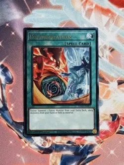 Yugioh Polymerization RA03-EN051 Prismatic Ultimate Rare Alt Art 1st Ed NM - Image 1