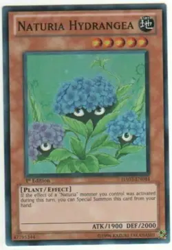 Yugioh: NATURIA HYDRANGEA [HA04-EN044] [Super Rare] [Unlimited/1st Edition] NM/M - Image 1