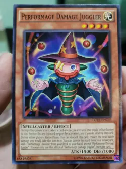 Yugioh: PERFORMAGE DAMAGE JUGGLER [CORE-EN015] [Common] [Unlimited Edition] NM/M - Image 2
