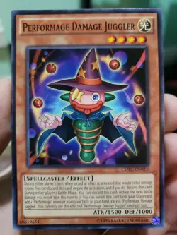 Yugioh: PERFORMAGE DAMAGE JUGGLER [CORE-EN015] [Common] [Unlimited Edition] NM/M - Image 3