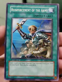 Yugioh: REINFORCEMENT OF THE ARMY - [SD5-EN024] - [Common] - [1st Edition] - LP - Image 1