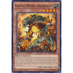 Yugioh: KOA'KI MEIRU OVERLOAD - [SECE-EN033] - [Rare] - [Unlimited Edition] NM/M - Image 1
