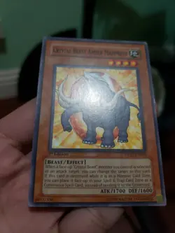 Yugioh: CRYSTAL BEAST AMBER MAMMOTH [DP07-EN005] - [Common] - [1st Edition] NM/M - Image 3