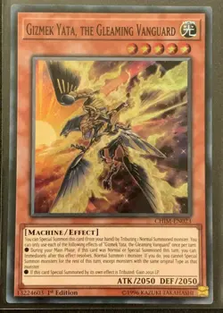 Yugioh: GIZMEK YATA, THE GLEAMING VANGUARD [CHIM-EN023] [Super Rare] [1st] NM/M - Image 2