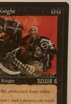 Magic The Gathering MTG BLACK KNIGHT Promo 6x9 Oversize Jumbo Card! - Image 3