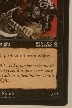 Magic The Gathering MTG BLACK KNIGHT Promo 6x9 Oversize Jumbo Card! - Image 5