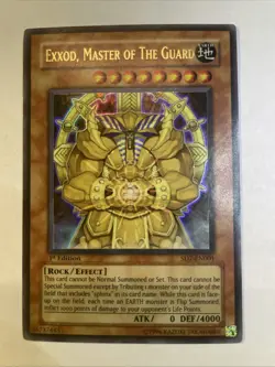 Yu-Gi-Oh! Exxod, Master of the Guard SD7-EN001 Ultra Rare 1st Edition NM - Image 1