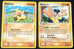 2x Makuhita 75/113 & Hariyama 44/113 Pokemon Cards - Ex Delta Species 2005 (M1) - Image 1