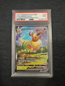 Flareon VMAX SWSH180 SWSH: Sword & Shield Promo Card Holo PSA 9 - Image 1