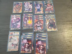 VCard Awakened Worlds: First Edition PL9 Rare Cards (non-holo); lot of 154 - Image 3