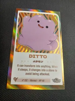 2025 POKEMON Baby Chibi Card #132 Ditto Peru Cute Collection US Seller - Image 1