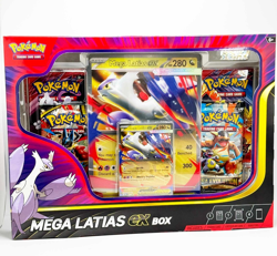 Mega Latias Ex Box Mega Evolution-Sealed with Promo Card + 4 Booster Packs - Image 1