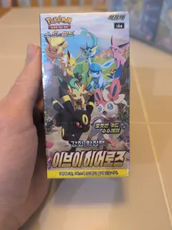 Pokemon Card Sword & Shield Eevee Heroes s6a Booster Box Korean Sealed - Image 1