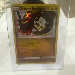Pokemon TCG Shining Rayquaza Holo Rare Card Shining Legends 56/73 - Image 1