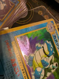 Blastoise Base Set Holo Japanese Pokemon Card - Image 3