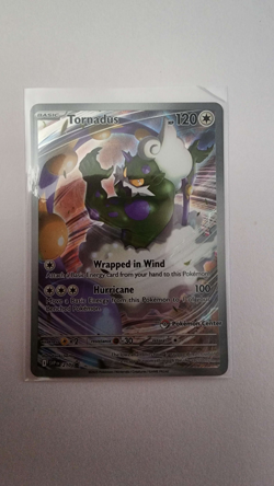 Pokemon Center Exclusive Tornadus - 210 Scarlet Violet Promo Card NM - Image 1