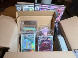 Pokemon Card Lot 90 IR Ex V/VMax/VStar Hits Sleeves Bulk Graded - Image 1