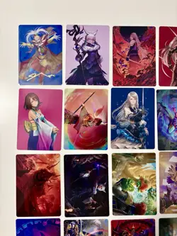 Magic The Gathering Final Fantasy 20 Art Card Lot. Kefka Gold Signature. NM - Image 2