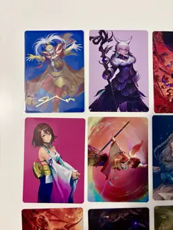 Magic The Gathering Final Fantasy 20 Art Card Lot. Kefka Gold Signature. NM - Image 3