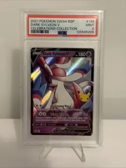 Pokemon: Dark Sylveon v SWSH134 SWSH: Sword & Shield Promo Cards Holo MINT PSA 9 - Image 1