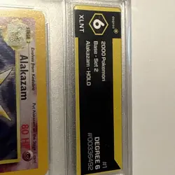 Alakazam Holo - Base Set 2 - Pokemon Card - Rare Holographic first generation - Image 2