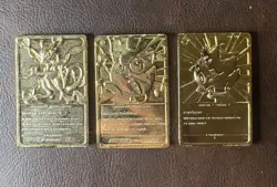 Pokemon Burger King 23k Gold Plated Cards Mewtwo Togepi Jigglypuff Nintendo - Image 3