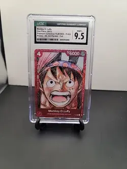 Monkey D Luffy One Piece Premium Card Collection Film Red English 2023 CGC 9.5 - Image 1