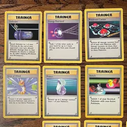 Pokemon TCG 1999 - Base Set/Jungle/Fossil Trainer LOT of 13 Cards (Two 1st Ed.) - Image 2