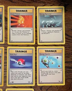 Pokemon TCG 1999 - Base Set/Jungle/Fossil Trainer LOT of 13 Cards (Two 1st Ed.) - Image 3