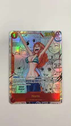 Nami (Manga Alt Art) OP01-016 R ONE PIECE Card The Best PRB-01 English NM - Image 1