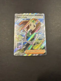 NM Daisy's Help 195/165 SV 151 Full Art Ultra Rare Holo Pokemon Card - Image 1