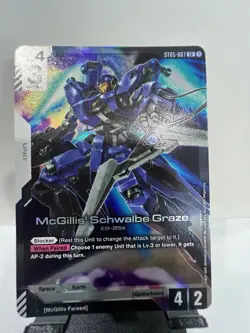 McGillis' Schwalbe Graze Foil - ST05-007 NM - Gundam TCG Card Game - Image 1