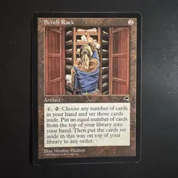 Magic The Gathering Scroll Rack Tempest 1997 Lightly Played LP MTG - Image 1