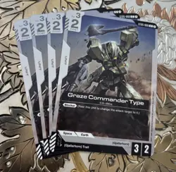 Gundam TCG Card Game Playset Graze Commander Type ST05-008 - Image 1