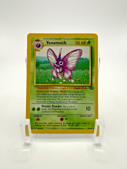 Venomoth Pokemon Card Jungle Set 13/64 Non Holo Rare Light Play + Condition - Image 1