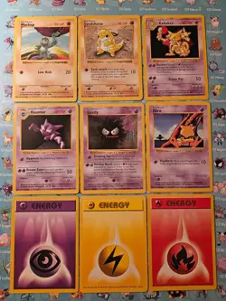 Pokemon base set shadowless common/uncommon card set - Image 5