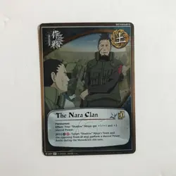 The Nara Clan 1st Edition Rare Foil Mission card M-859 Naruto ccg tcg - Image 2