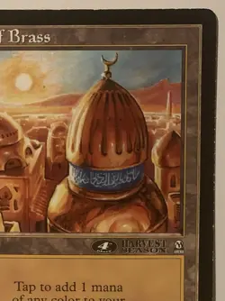 Magic The Gathering MTG CITY OF BRASS Promo 6x9 Oversize Jumbo Card! - Image 3