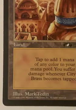 Magic The Gathering MTG CITY OF BRASS Promo 6x9 Oversize Jumbo Card! - Image 4