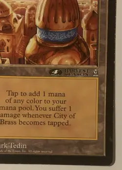 Magic The Gathering MTG CITY OF BRASS Promo 6x9 Oversize Jumbo Card! - Image 5