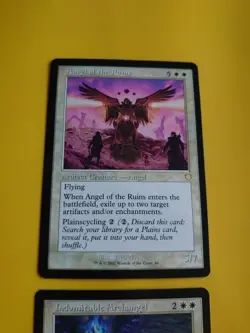Angel of the Ruins & Indomitable Archangel. RAre anges MTG 2 Card. - Image 4