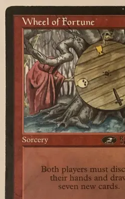 Magic The Gathering MTG WHEEL OF FORTUNE Promo 6x9 Oversize Jumbo Card! - Image 2